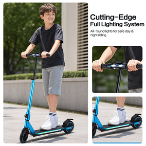 Monopattino Elettrico per Bambini e Adolescenti 8+, Altezza Regolabile, 180W 18km/h, in Lega di Alluminio, Personalizzabile - Product Image 3