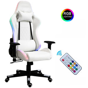 Chaise de Gaming ergonomique en cuir Pu, couleur blanche légère, prix d'usine - Product Image 1
