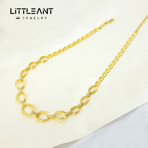 Yeni klasik tasarım moda takı takım yüksek kalite 21k altın kaplama kolye kadınlar düğün için 3 adet <span class=keywords><strong>Set</strong></span> - Product Image 4