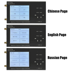 HTOOL SA8 Analyseur de spectre ultra-large bande portable en temps réel 35 MHz-6,2 GHz Système continu personnalisable multilingue Fabriqué - Product Image 4