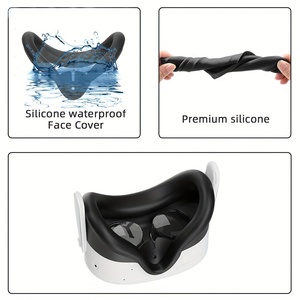 <span class=keywords><strong>VR</strong></span>-Zubehör Schutz-Silikonhüllen-Set für Meta Quest 3s <span class=keywords><strong>VR</strong></span>-Headset: Gesichtsmaske, Linsenschutz, Controller-Skins - Product Image 4