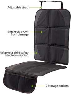 Protecteur de siège de voiture, tissu Oxford pliable pour siège de voiture pour enfant et bébé avec poches organisatrices - Product Image 6