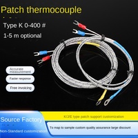 Sonde de température de type thermocouple K/E/PT100, résistante aux hautes températures, avec trou rond de 5 mm
