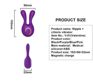 BlueRabbit lüks Bunny şekli seks oyuncak kadınlar toptan hayvan vibratör düşük adedi baskılı Logo Juguetes Sexuales Bunny titreşimli yumurta - Product Image 5