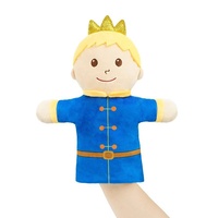 Marionnette à main en peluche Elfe de conte de fées, motif OEM, personnage mignon, cadeau éducatif pour la maternelle, poupée en polyester et coton PP
