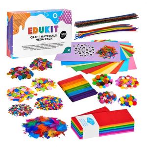Kits d'activités créatives en plastique pour enfants, très demandés, pour projets scolaires - Fournitures d'arts et d'artisanat faites à la main, cadeaux - Product Image 1