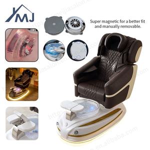 Máquina de salón de uñas reclinable de lujo, silla de pedicura de masaje eléctrico, masaje de spa de pies - Product Image 5