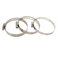 Collier de serrage pour tuyau d'incendie en acier inoxydable de haute qualité, réglable, à installation rapide, grande taille américaine, compatible métrique/pouces