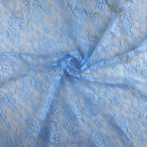 Tissu en dentelle jacquard à motif de pivoine classique en gros d'usine pour robes de mariée et vêtements pour enfants - Product Image 3