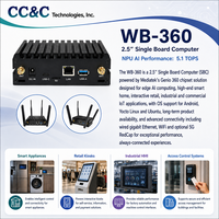 Produit phare : Carte de développement WB-360 monopuce avec boîtier métallique, qualité supérieure, pour ordinateur embarqué Android AI 5G/4G