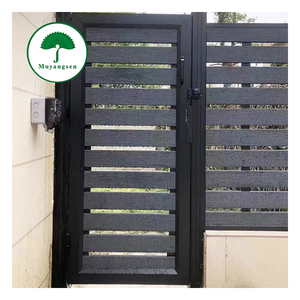 Valla de Madera Negra de Alta Seguridad para Jardín y Cementerio, Coextruida, Resistente a Insectos, Personalizable, de WPC, Altamente Recomendada - Product Image 1