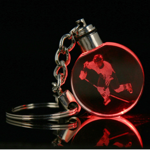 Led Light Up Vòng 3d Laser Pha Lê Keychain MH-YS0496 - Product Image 4