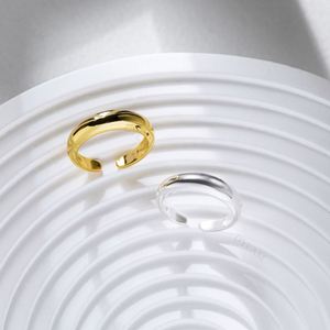 Anillo delicado apilable de oro de 18k chapado en plata 925 de alta calidad y moda, talla única, para mujer, marca Dylam Simple Low Moq - Product Image 4