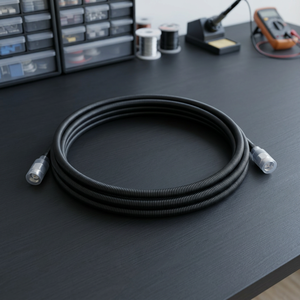 DIN male to DIN male 3 meter half inch superflexible cable - Product Image 4