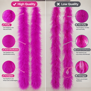 <span class=keywords><strong>Boa</strong></span> di Piume di Struzzo all'Ingrosso Sciarpa Scialle da Donna per Carnevale Halloween Feste di Natale Decorazione Abbigliamento Costume Accessorio Danza Cosplay - Product Image 2