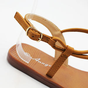 Sandalias De Mujer, novedad De verano, zapatos De Mujer con punta abierta, agente de compra de fábrica china, sandalias De señora con correas, toboganes planos - Product Image 5