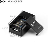 Mini Traceur Espion GF07 Compact avec Enregistreur Vocal Caché, Dispositif de Suivi Portable, Micro Traceur GPS GSM GF07 Rastreador