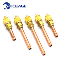 Valve d'accès 1/4" avec tube en cuivre allongé de 100 mm