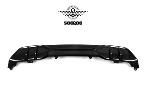 Difusor trasero de fibra de carbono seco X5 G05 estilo MP labio de parachoques trasero de carbono brillante para <span class=keywords><strong>BMW</strong></span> X5 G05 2020 + - Product Image 2