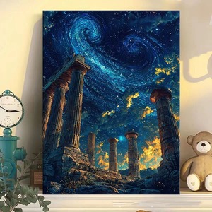 Dipinto Digitale Fai-<span class=keywords><strong>da</strong></span>-Te del Cielo Stellato di <span class=keywords><strong>Van</strong></span> <span class=keywords><strong>Gogh</strong></span>, Alta Qualità, Fatto a Mano su Tela, Dimensioni Personalizzabili, <span class=keywords><strong>da</strong></span> Appendere - Product Image 3