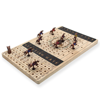 Ensemble d'échecs en métal en alliage de zinc et de laiton antique magnétique, pièces d'échecs chinoises internationales de luxe personnalisées, souvenirs
