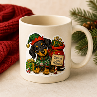 Autocollants personnalisés pour animaux de compagnie Joyeux Noël, imperméables, autocollants en vinyle découpés à la forme, mignons, pour enfants, emballage de boîte cadeau