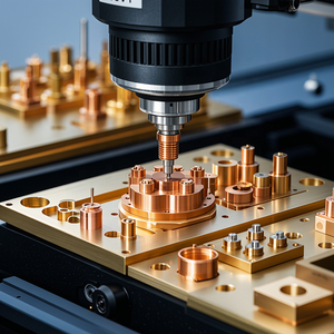 Custom CNC Milling Turning Machining Service Aluminum Copper Bronze Cnc Turning Mechanical Parts Machined Brass Cnc Part