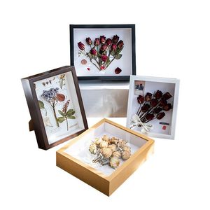 Bóng sâu hộp hiển thị trường hợp hình ảnh khung tùy chỉnh MDF gỗ 3cm 5cm sâu 8x8 16x16 inch A3 A4 3D bóng hộp khung ảnh - Product Image 3