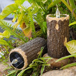 Năng lượng mặt trời Vườn cỏ ánh sáng ngoài trời không thấm nước cảnh quan trang trí bầu không khí gốc cây nến ánh sáng - Product Image 4