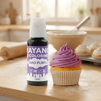 Colorant alimentaire en gel de qualité alimentaire OEM Taro Purple pour la pâtisserie, les gâteaux, la boulangerie, la décoration des boissons