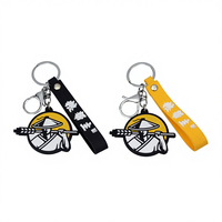 Porte-clés en PVC personnalisé, petit pendentif de poupée, vente en gros, porte-clés de voiture, accessoire mignon de dessin animé d'anime