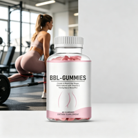 OEM Vegan BBL Gummies Glute Butt Firming Support Thigh Body Curve Shape Voedingssupplement Gummy Candy Groothandel voor volwassenen