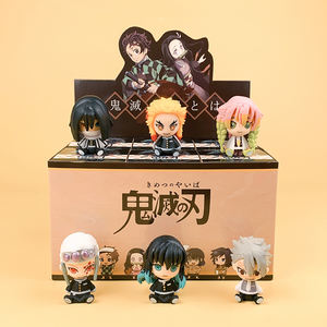 6-8cm Action Anime Figure <span class=keywords><strong>Mini</strong></span> Mignon Kamado Tanjirou Agatsuma Zenitsu <span class=keywords><strong>Nezuko</strong></span> Kimetsu No Yaiba Figure Demon Slayer Blind Box - Product Image 3