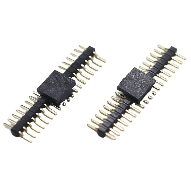 Factory Customized 1.0mm 1*19PIN SMT H 1.0 DIP2.2/1.5 mm LCP pa6t pa9t SMT Pin male female Header Connector