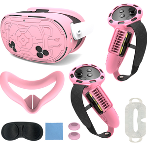 7 pièces ensemble poignée tête porter housse de protection lentille couverture pour Meta Quest <span class=keywords><strong>3S</strong></span> TPU housse de protection accessoires - Product Image 5