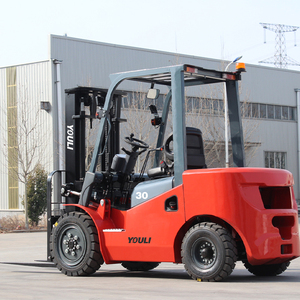 3000 ק "ג מלגזה משאית הרמת משאית 3 טון צד מלגזה המשמש למחסן - Product Image 3