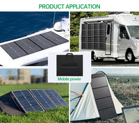 Panneau Solaire Pliable en Gros 100W, Chargeur Solaire Portable d'Extérieur 36V pour Téléphone Portable et Batterie Externe - Fabricant