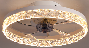 Lámpara de ventilador de techo Conversión de frecuencia 360 grados Cabeza agitada Girar Luz de sala de estar minimalista moderna en el dormitorio. - Product Image 4