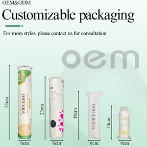 OEKO-TEX 220gsm 5.8Cm Vòng Dùng Một Lần Trang Điểm Remover <span class=keywords><strong>Cotton</strong></span> 100% <span class=keywords><strong>Cotton</strong></span> Không Dệt Vải Dùng Một Lần Miếng Bông Cho Khuôn Mặt - Product Image 4