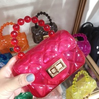 Sac fourre-tout de luxe de créateur pour la plage pièce transparente et transparente sac à bandoulière petite fille gelée bébé luxe filles mini sacs à main mignons pour enfants