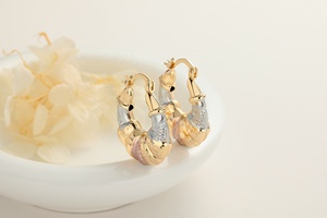 Pendientes de Bisutería de Moda, Pendientes de Circonita Chapados en Oro de 18K, Joyería de Aleación de Cobre para Mujer - Product Image 3