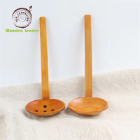 Cuillère en bois pour fondue et nouilles Lamian, cuillère de buffet, cuillère de cuisine en bois personnalisée pour restaurant, vente chaude en usine