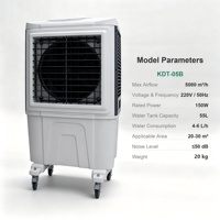 Refroidisseur d'air évaporatif portable léger pour les petits chantiers de construction commerciaux, zone de travail sur site, refroidissement