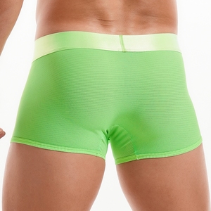 JOCKMAIL Boxer da <span class=keywords><strong>Uomo</strong></span> in 9 Colori, Intimo Sexy in Seta Ghiaccio e Rete, Pantaloncini Sportivi e da Nuoto - Product Image 6