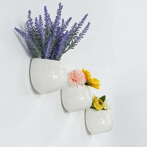 Support mural en porcelaine émaillée blanche de 4 pouces pour plantes suspendues, kits de propagation, vase minimaliste pour exposition de fleurs à la maison et au jardin - Product Image 5