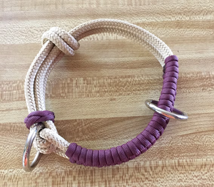 Bán Buôn Giá Thấp Có Thể Điều Chỉnh Nylon Dây Dệt Bện Paracord Bền Vững Handmade Con Chó Cổ Áo Với Nhẫn - Product Image 4