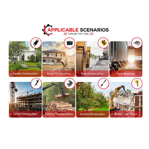 أسعار حفارات TF الصغيرة 1000 كجم 1 طن 1.3 طن 1.88 طن بمحرك ديزل هيدروليكي كوبوتا معتمد من وكالة حماية البيئة للطرق الوعرة - Product Image 5