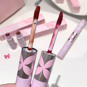 Glaçage à lèvres <span class=keywords><strong>double</strong></span> tête Sweetheart, léger et fin, riche et doux, sensation de brume, revêtement superposé, rouge à lèvres brillant effet verre - Product Image 2