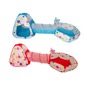 Tente de jeu pliable pour adultes 100% polyester <span class=keywords><strong>avec</strong></span> tunnel pour <span class=keywords><strong>piscine</strong></span> à balles océaniques, toutes saisons, voyage - Product Image 1