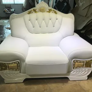 Phong cách hiện đại sofa da châu Âu 6 chỗ ngồi đồ nội thất nhà phòng khách sofa